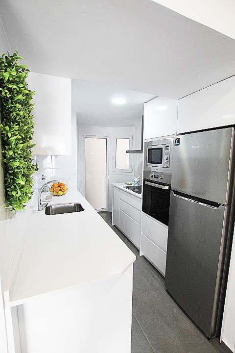 Apartamento Primera Linea Playa Centro De Guardamar Daire Guardamar del Segura Dış mekan fotoğraf