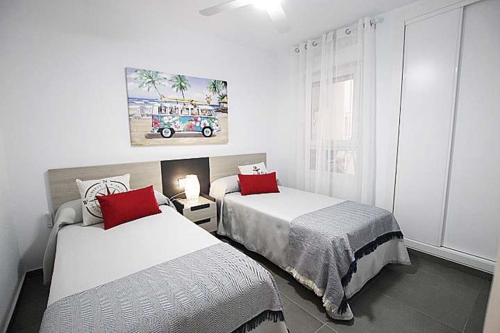 Apartamento Primera Linea Playa Centro De Guardamar Daire Guardamar del Segura Dış mekan fotoğraf
